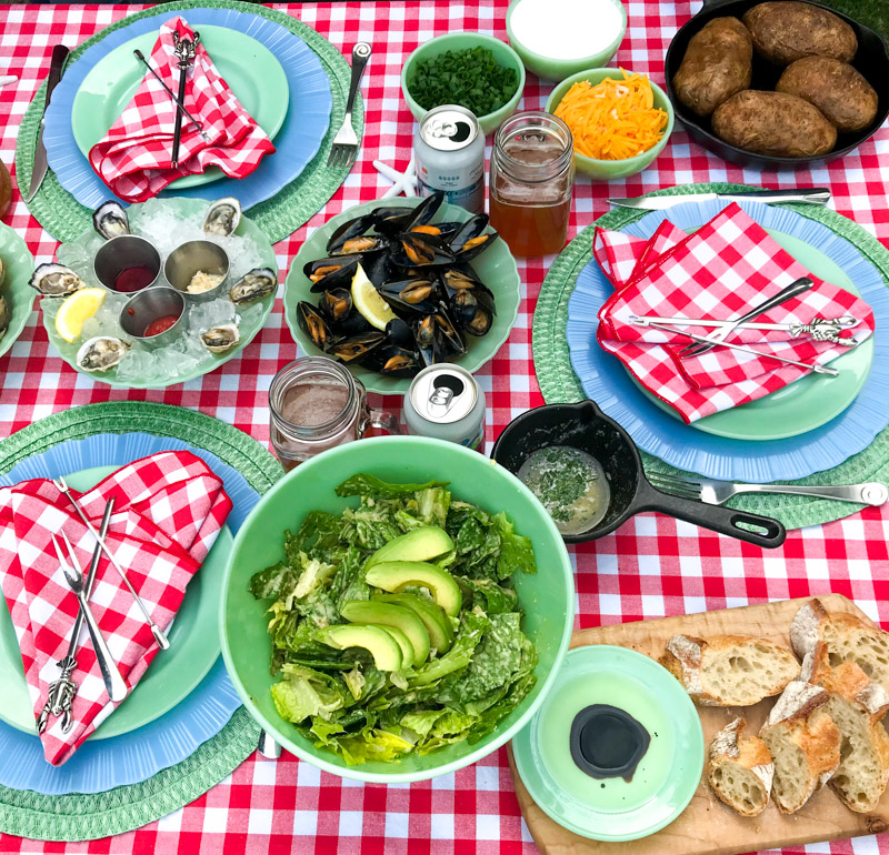 Entertaining with Jadeite Dishes