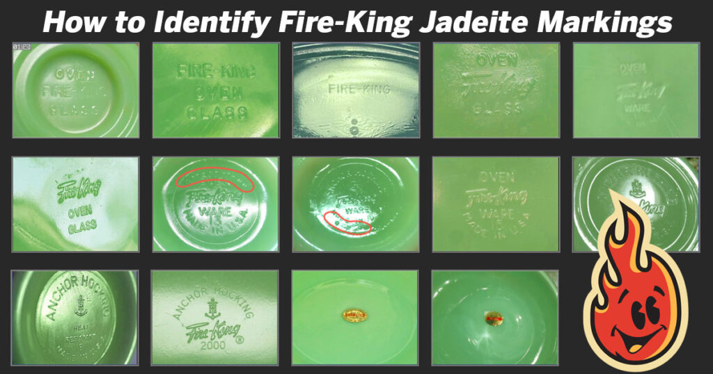 How to Identify Fire-King Jadeite Markings