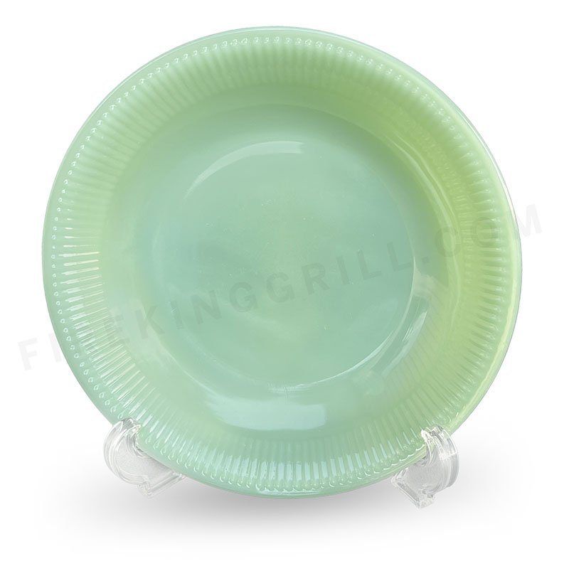 Fire-King Jane Ray Jadeite 7 5/8" Soup Plate