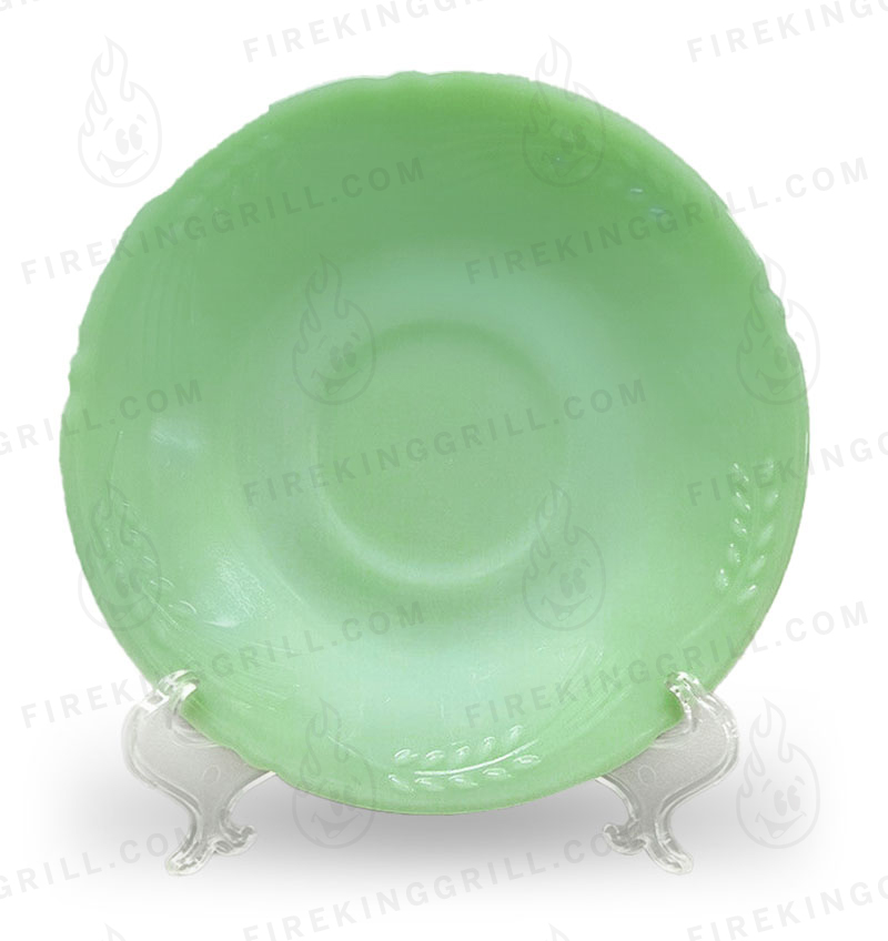 Fire-King Jadeite Sheaves of Wheat Saucer