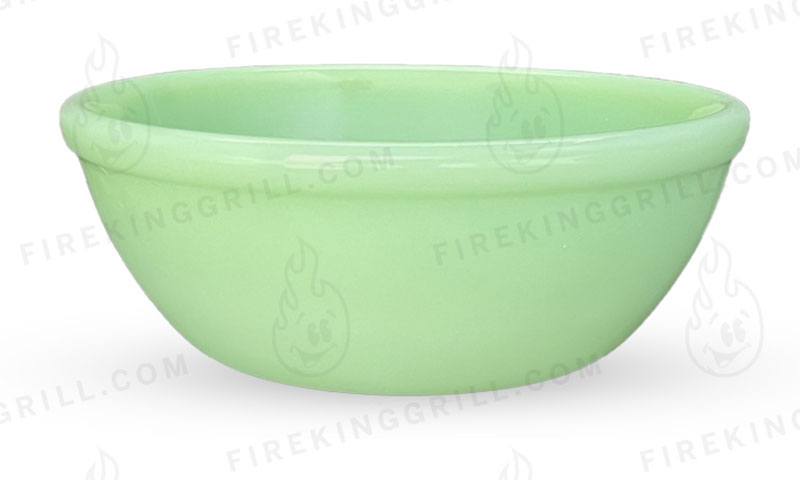 Fire-King Restaurant Ware Jadeite Beaded Rim Bowl