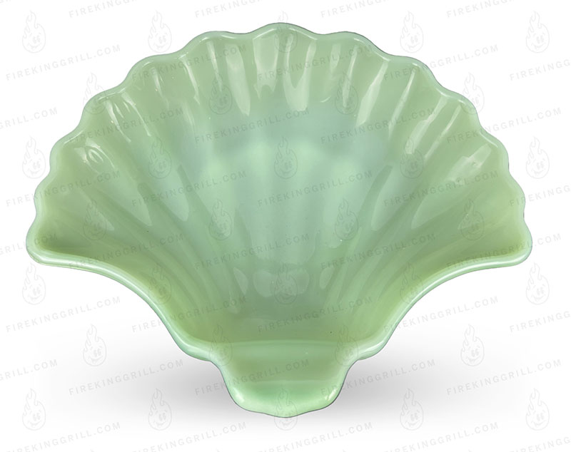 Fire-King Jadeite Shell Candy Dish
