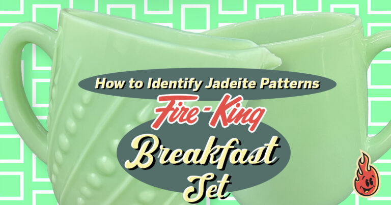 Fire-King Jadeite Dishes - Breakfast Set Pattern
