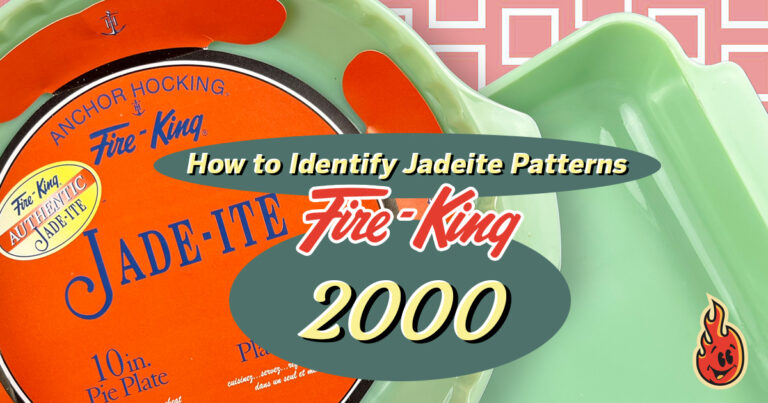 Anchor Hocking Fire-King Jadeite 2000 Pattern Identification Guide