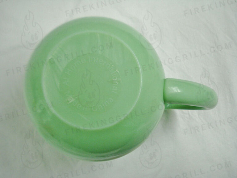 Jadeite Dishes Real Or Reproduction Here S How To Tell FireKing Grill   At Home Pitcher Marking Seller Mimisetreasures 768x576 