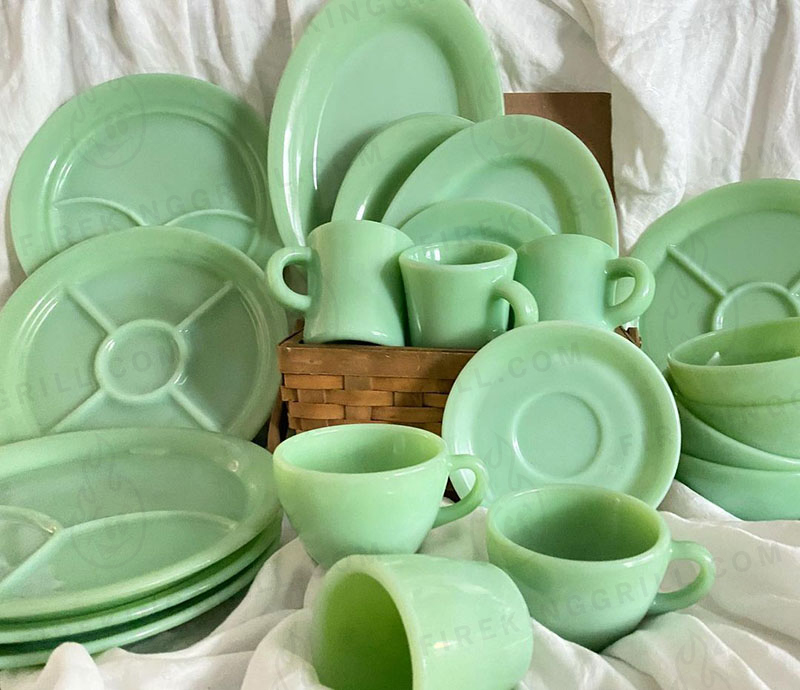 Fire-King Grill Jadeite Collection