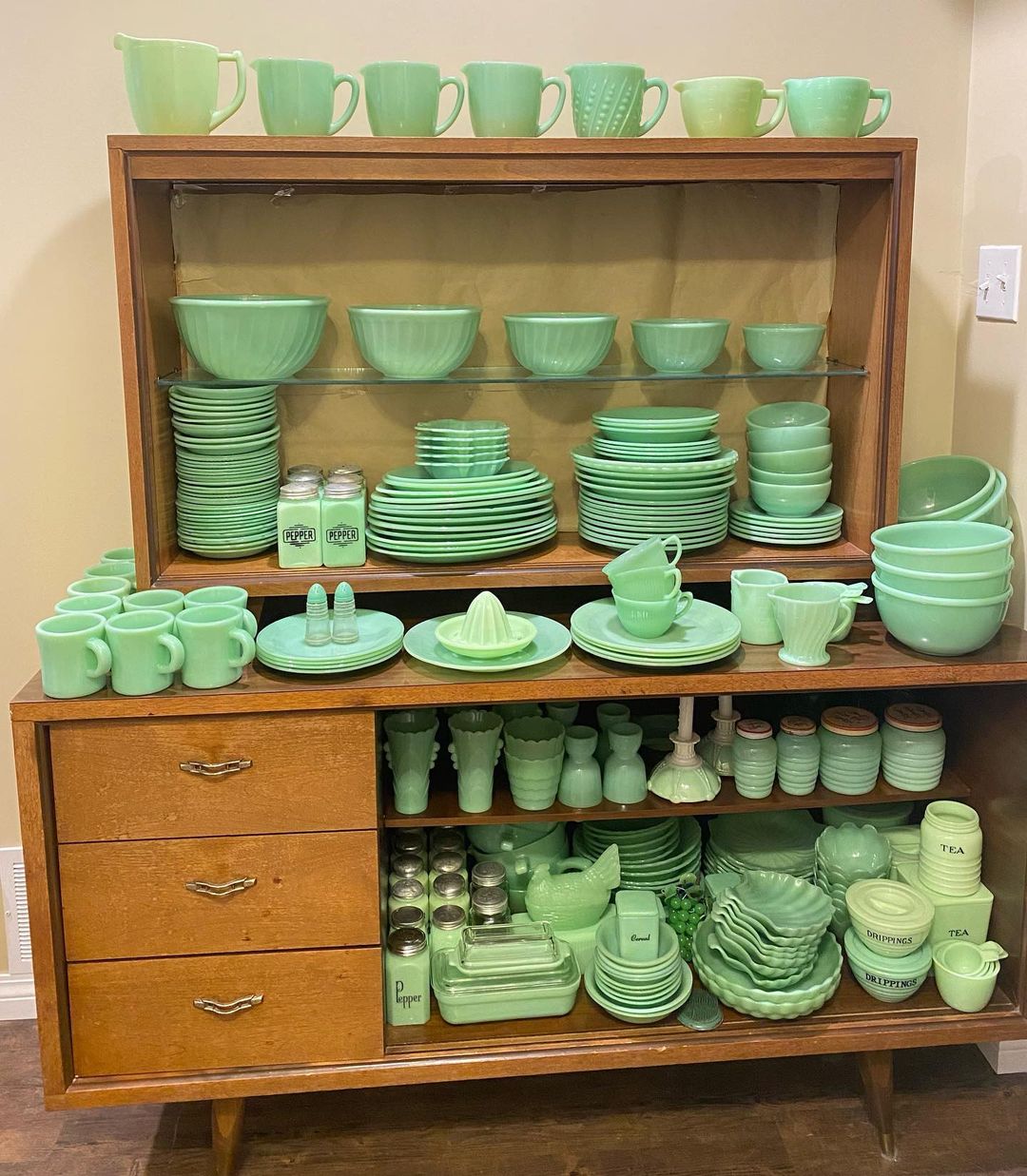 Fire-King Grill's Jadeite Collection
