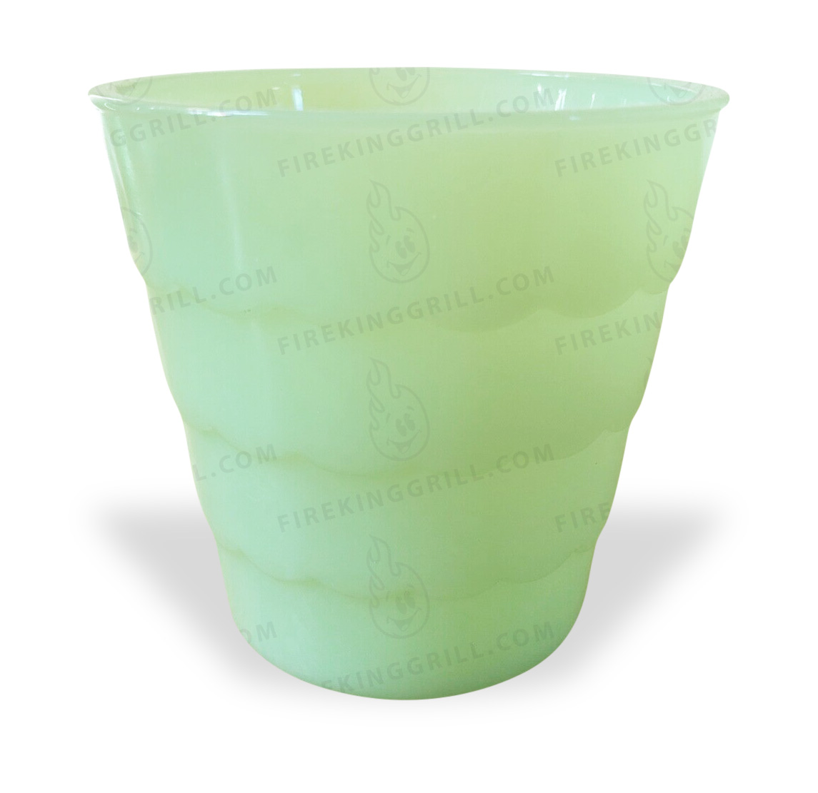 Flower pot with smooth rim