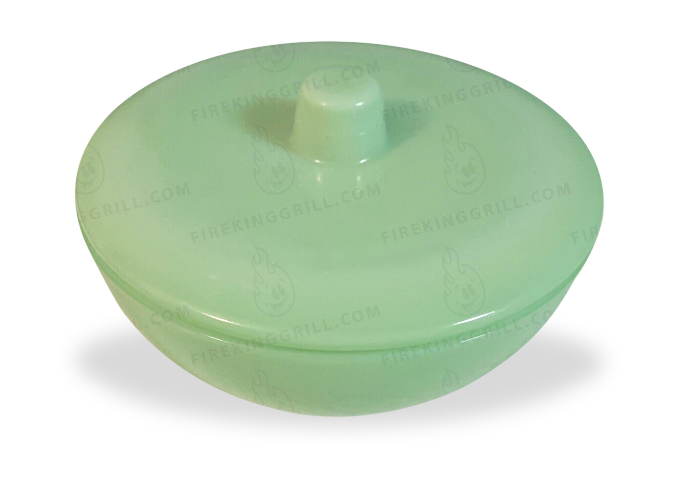 Candy dish with flat/knob lid