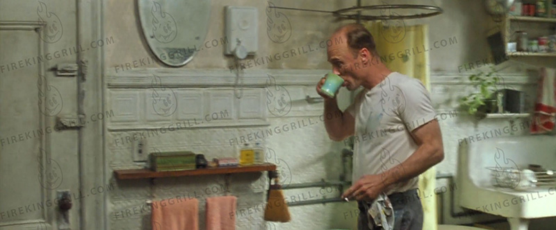 Jadeite dish scene with Ed Harris in the movie Pollock.