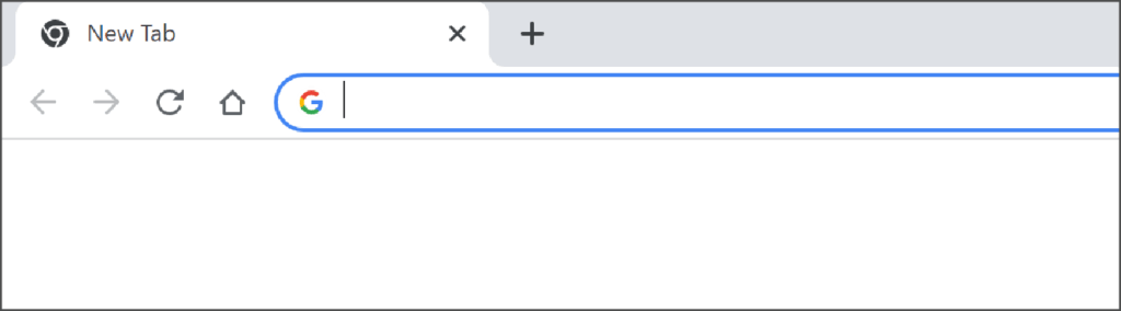 Google Chrome address bar.
